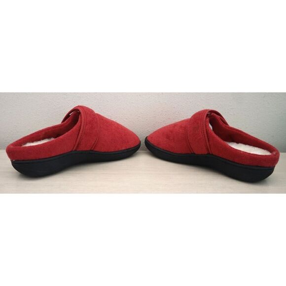Glolily WMN's Sz 6M Red Mia Faux Shearling Lined Indoor/Outdoor Comfy Slippers - Picture 14 of 16